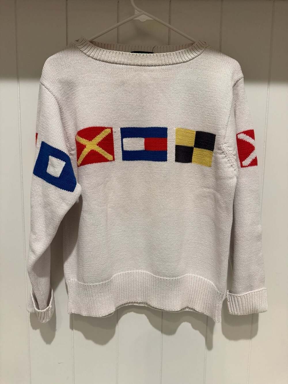 Tommy Hilfiger Vintage Nautical Flag Sweater Size M